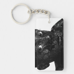 Porte-clés mon mot en noir