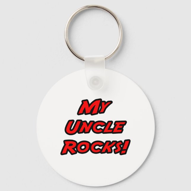 Porte-clés Mon oncle Rocks (Recto)