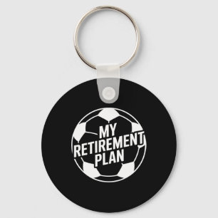 Porte-clés Mon Plan De Retraite Football Sport Ll Footll Joue