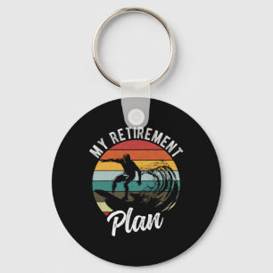 Porte-clés Mon plan de retraite Surfing Plan de retraite