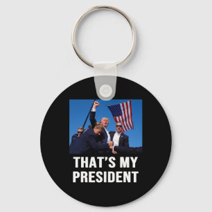 Porte-clés Mon président Trump 2024