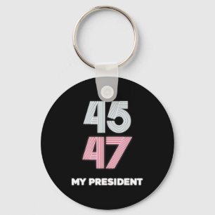 Porte-clés Mon Président Trump 45 47 Jour de l'investiture 20