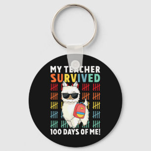 Porte-clés Mon Professeur A Survécu 100 Jours De Moi 100E Jou