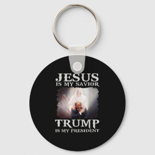 Porte-clés Mon Sauveur Trump Est-Il Mon Président 1