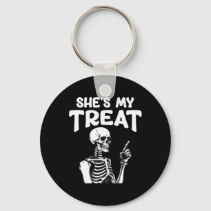 Porte-clés Mon Squelette Traite Correspondant Halloween Costu