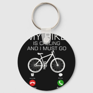 Porte-clés Mon Vélo Appelle Et Je Dois Aller À Vélo Pour Le V