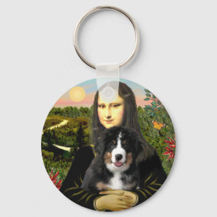 Porte-clés Mona Lisa - Bernese Mt Chien Chien Chien Chien Chi