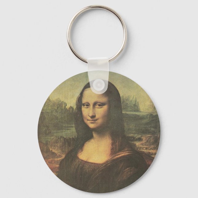 Porte-clés Mona Lisa Leonardo da Vinci Art (Recto)