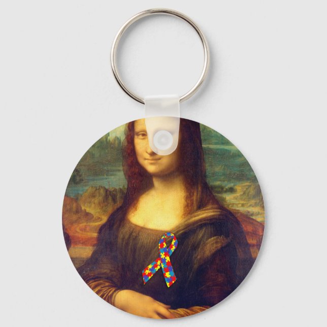 Porte-clés Mona Lisa With Puzzle (Recto)