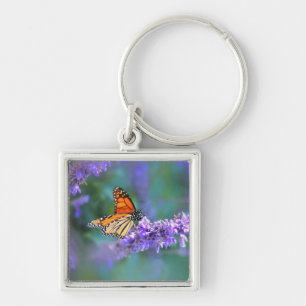 Porte-clés Monarch Butterfly on Purple lilac Flower