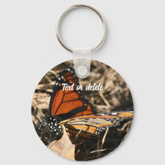 Porte-clés Monarque Papillon Nature Personnalisée