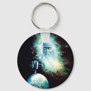 Porte-clés Monde abstrait de montres de Zeus d'imaginaire