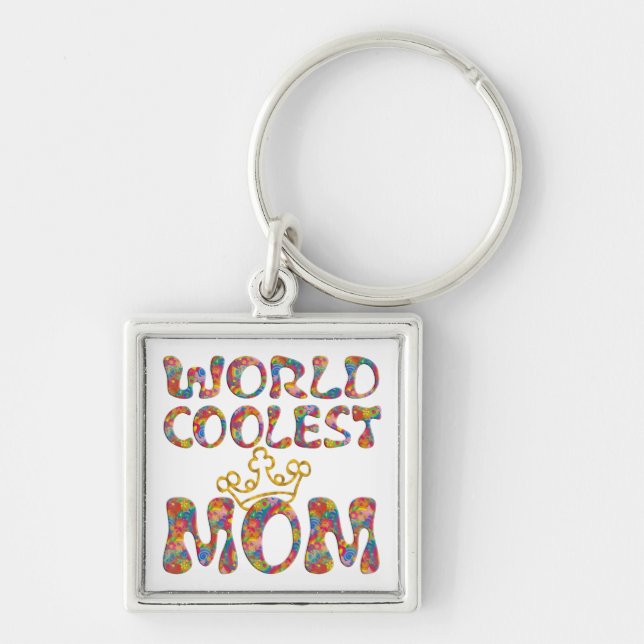 Porte-clés Monde Coolest Maman (Devant)