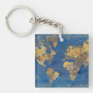 Porte-clés Monde d'or