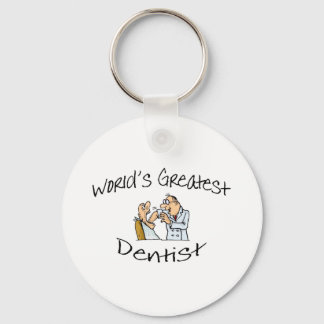 Porte-clés Monde entier plus grand dentiste ouvert