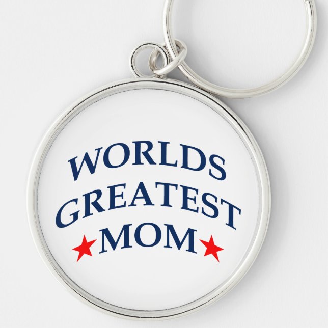 Porte-clés Monde la plus grande maman (Devant)