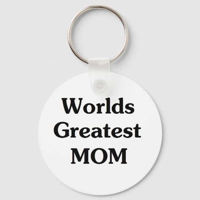 Porte-clés Monde Meilleure maman (Recto)