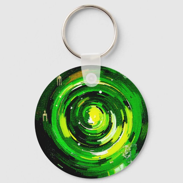Porte-clés Monde Vert (Recto)