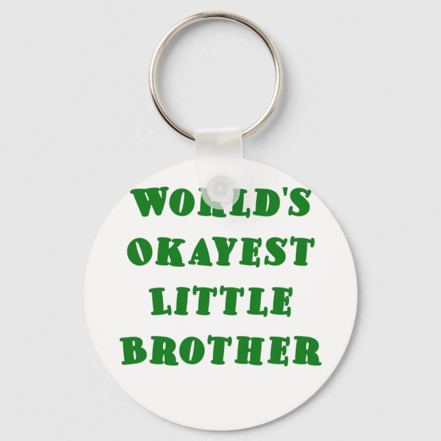 Porte-clés Mondes Okayest Little Brother (Recto)