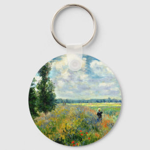 Porte-clés Monet - Champ de coquelicots, Argenteuil