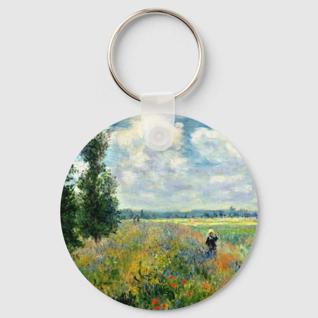 Porte-clés Monet - Champ de coquelicots, Argenteuil (Recto)