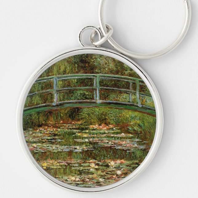 Porte-clés Monet French Japanese Bridge Art (Devant)
