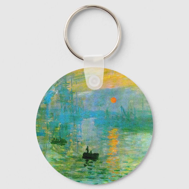 Porte-clés Monet Impressionnisme Sunrise Porte - clé (Recto)