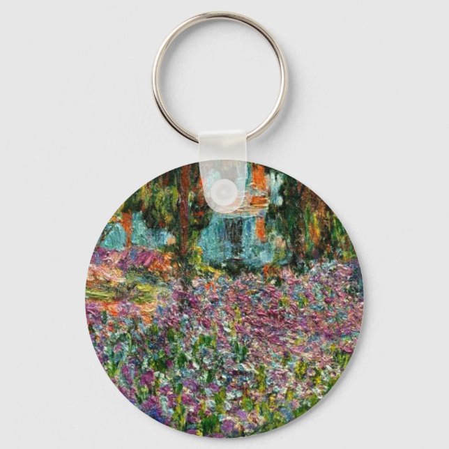 Porte-clés Monet Le jardin de l'artiste à Giverny (Recto)