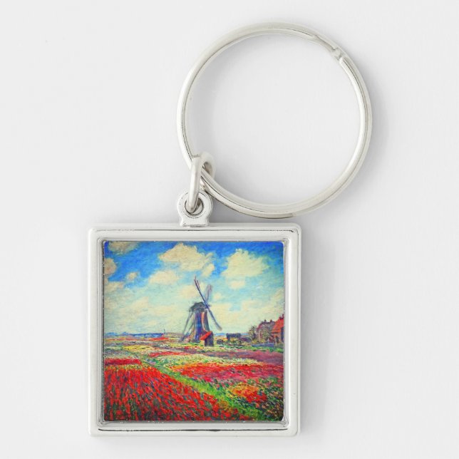 Porte-clés Monet Tulips Windmill (Devant)