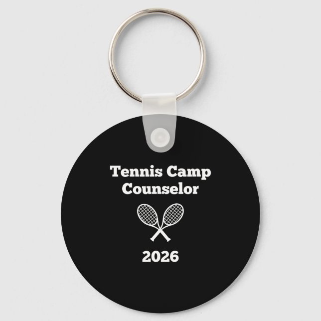 Porte-clés Moniteur de camp de tennis 2026  (Recto)