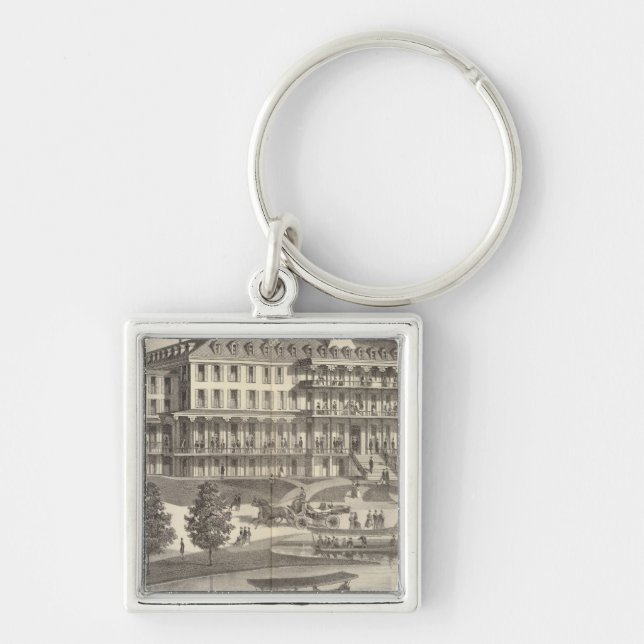 Porte-clés Monmouth House, Spring Lake Beach, New Jersey (Devant)