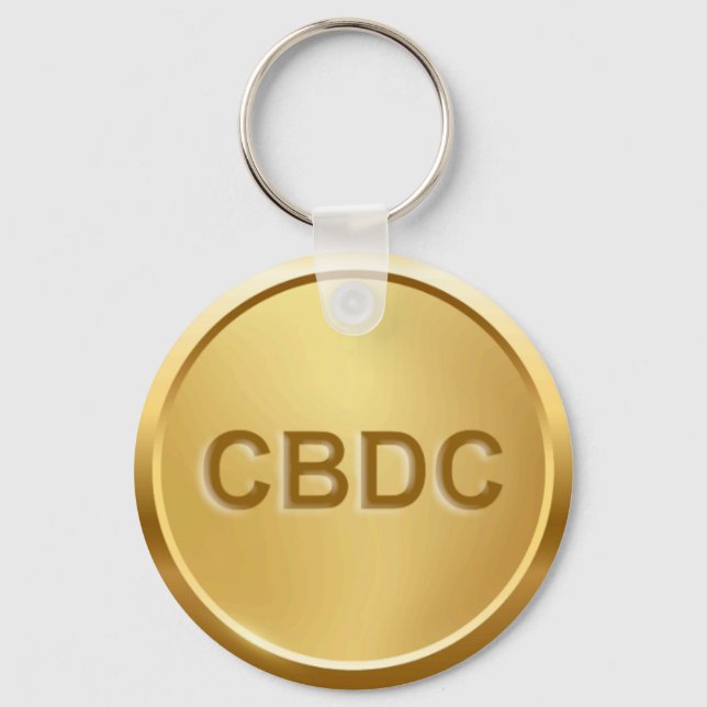 Porte-clés Monnaie centrale CBDC (Recto)