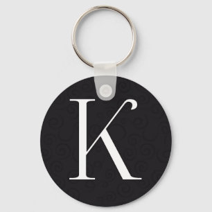 Porte-clés Monogram Letter K