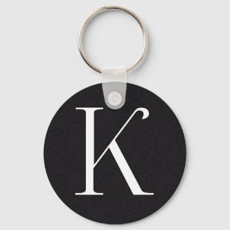 Porte-clés Monogram Letter K