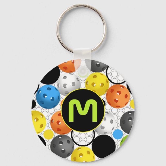 Porte-clés Monogram Sporty Multicolor Pickleball (Recto)