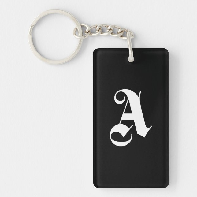 Porte-clés Monogramme "A (Devant)