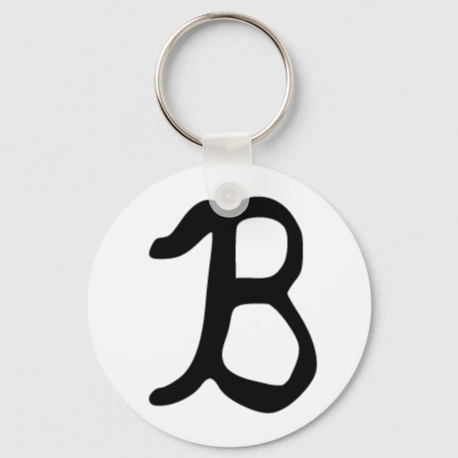 Porte-clés monogramme B (Recto)