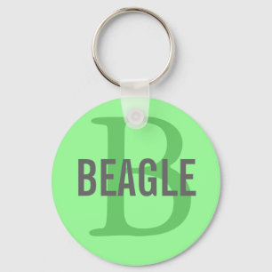 Porte-clés Monogramme de beagle