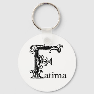 Porte-clés Monogramme de fantaisie : Fatima