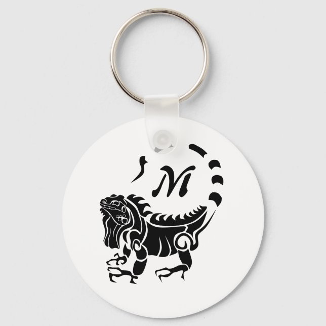Porte-clés Monogramme d'Iguana (Recto)