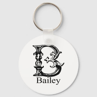 Porte-clés Monogramme fantaisie : Bailey