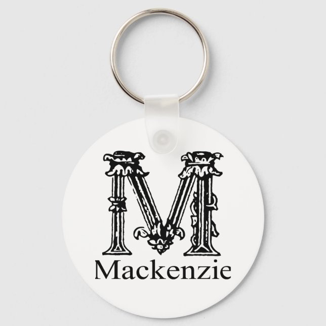 Porte-clés Monogramme fantaisie : Mackenzie (Recto)