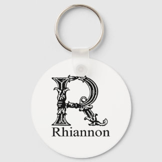 Porte-clés Monogramme fantaisie : Rhiannon