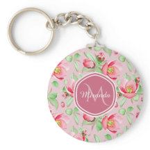 Monogramme Fleur de Pommier Rose