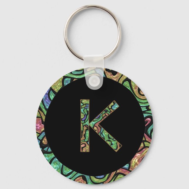 Porte-clés Monogramme K (Recto)