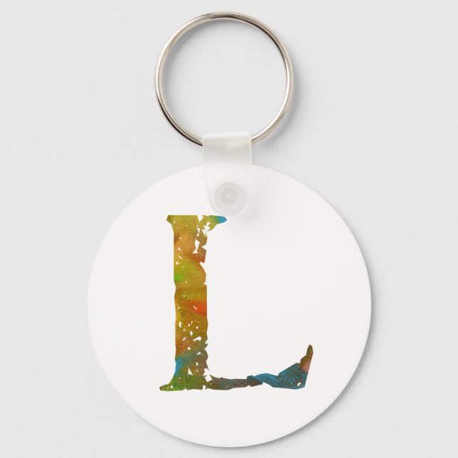 Porte-clés Monogramme - L - Porte - clé (Recto)