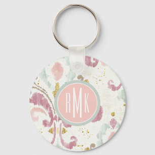 Porte-clés Monogramme   Motif Soft Deco