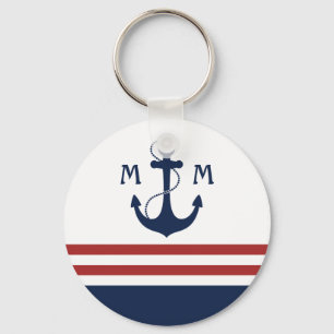 Porte-clés Monogramme nautique
