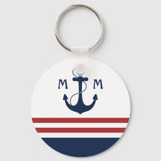 Porte-clés Monogramme nautique