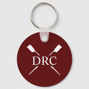 Porte-clés Monogramme personnalisé du club d'aviron